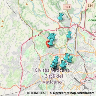 Mappa Via Fiera di Primiero, 00135 Roma RM, Italia (3.80313)