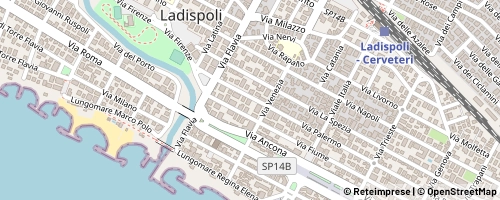 Mappa Ladispoli
