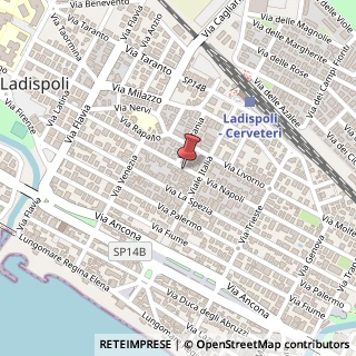Mappa Via Napoli, 73/A, 00055 Ladispoli, Roma (Lazio)