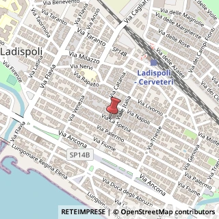 Mappa Via La Spezia, 97, 00055 Ladispoli, Roma (Lazio)