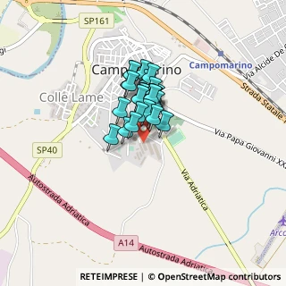 Mappa Via Sicilia, 86042 Campomarino CB, Italia (0.25556)