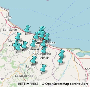 Mappa Via Sicilia, 86042 Campomarino CB, Italia (14.217)