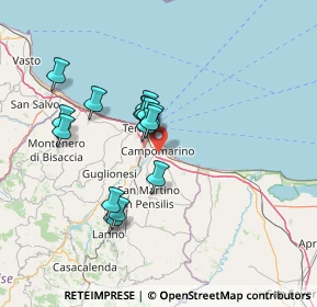 Mappa Via Sicilia, 86042 Campomarino CB, Italia (12.352)
