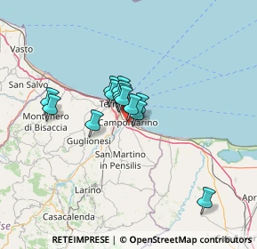 Mappa Via Sicilia, 86042 Campomarino CB, Italia (9.19308)