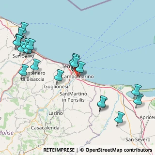 Mappa Via Sicilia, 86042 Campomarino CB, Italia (21.7455)