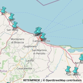 Mappa Via Sicilia, 86042 Campomarino CB, Italia (28.57083)