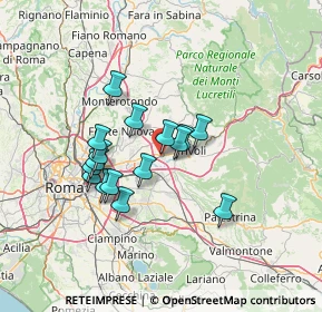 Mappa Via Guido Baccelli, 00011 Tivoli RM, Italia (11.56625)