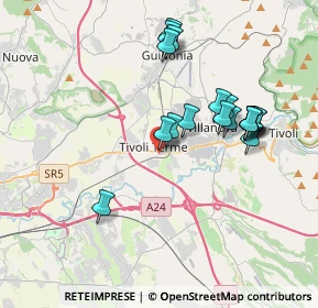 Mappa Via Guido Baccelli, 00011 Tivoli RM, Italia (3.77526)