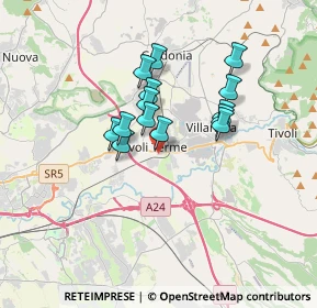 Mappa Via Guido Baccelli, 00011 Tivoli RM, Italia (2.765)