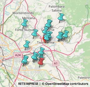 Mappa Via Lago della Regina, 00011 Tivoli RM, Italia (6.19)