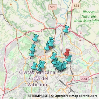 Mappa Via Flaminia vecchia, 00191 Roma RM, Italia (3.5085)