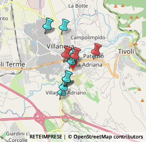 Mappa Via Lago di Albano, 00011 Tivoli RM, Italia (1.23714)