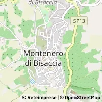 Kaart Montenero di Bisaccia