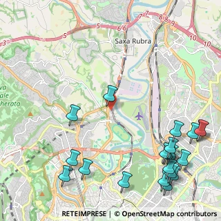 Mappa Via Cantalupo in Sabina, 00191 Roma RM, Italia (3.2715)