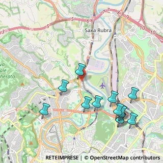Mappa Via Cantalupo in Sabina, 00191 Roma RM, Italia (2.51538)