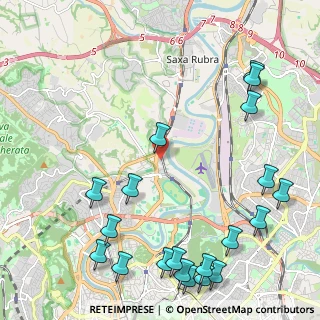 Mappa Via Cantalupo in Sabina, 00191 Roma RM, Italia (3.161)
