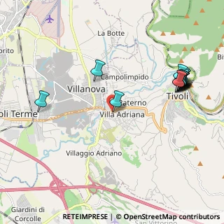 Mappa Via Serena, 00019 Tivoli RM, Italia (2.50786)