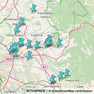 Mappa Via Lago di Lesi, 00010 Tivoli RM, Italia (10.1105)