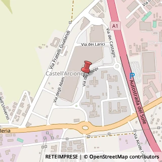 Mappa Via dei Pioppi, 6, 00012 Civitavecchia, Roma (Lazio)