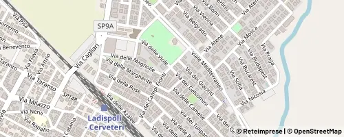 Mappa Ladispoli