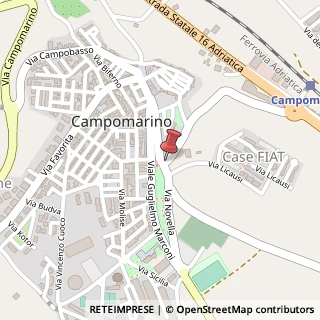 Mappa Via della Stazione, 23, 86042 Campomarino, Campobasso (Molise)