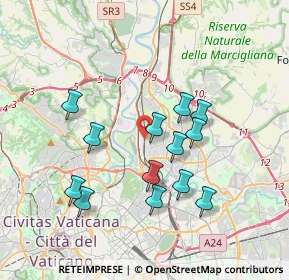 Mappa Nuovo Salario, 00138 Roma RM, Italia (3.56538)