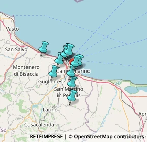 Mappa Via Palmiro Togliatti, 86033 Campomarino CB, Italia (7.46)