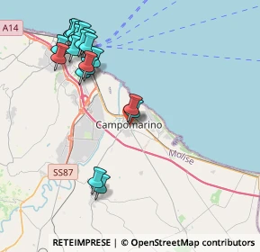 Mappa Via Palmiro Togliatti, 86033 Campomarino CB, Italia (4.833)