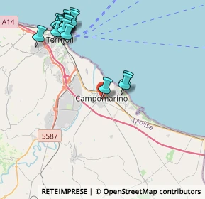 Mappa Via Palmiro Togliatti, 86033 Campomarino CB, Italia (5.22667)