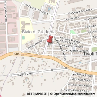 Mappa Via Giovanni Pascoli, 2, 00011 Tivoli, Roma (Lazio)