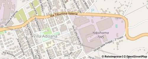 Mappa Tivoli