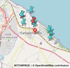 Mappa Via Licausi, 86042 Campomarino CB, Italia (1.74667)