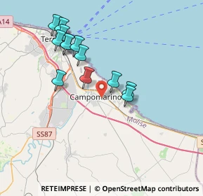 Mappa Via Licausi, 86042 Campomarino CB, Italia (3.81846)