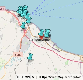 Mappa Via Licausi, 86042 Campomarino CB, Italia (4.13211)