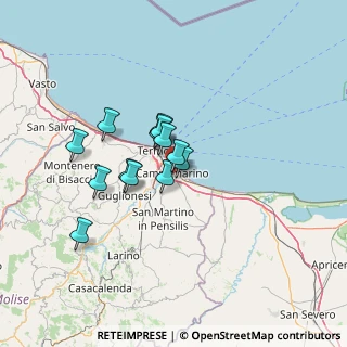 Mappa Via Licausi, 86042 Campomarino CB, Italia (10.38923)