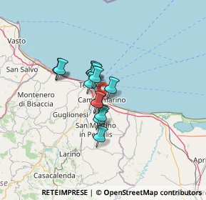 Mappa Via Licausi, 86042 Campomarino CB, Italia (8.30462)