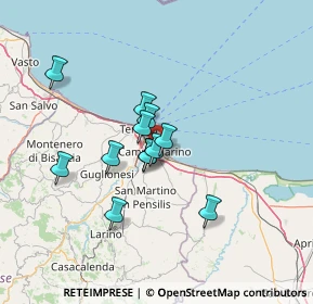 Mappa Via Licausi, 86042 Campomarino CB, Italia (10.655)