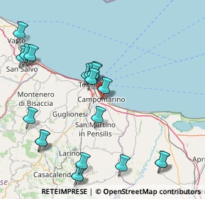 Mappa Via Licausi, 86042 Campomarino CB, Italia (20.2205)
