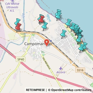 Mappa Via Licausi, 86042 Campomarino CB, Italia (1.4015)