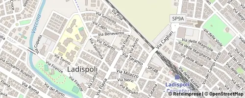 Mappa Ladispoli