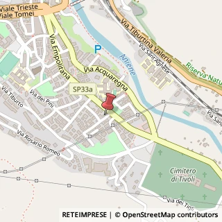 Mappa Via del Lavoro, 10, 00019 Tivoli, Roma (Lazio)