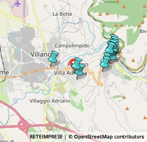 Mappa Via Lago D'Orta, 00010 Tivoli RM, Italia (1.75077)