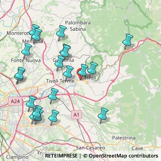 Mappa Via Lago di Lesi, 00019 Tivoli RM, Italia (10.204)