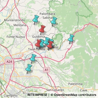 Mappa Via Lago di Lesi, 00010 Roma RM, Italia (5.23615)