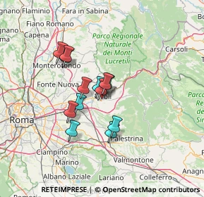 Mappa Via Amelia Treves Segrè, 00019 Tivoli RM, Italia (10.16923)