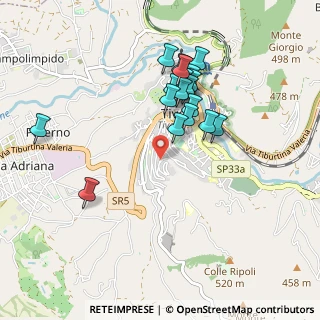 Mappa Via Amelia Treves Segrè, 00019 Tivoli RM, Italia (0.9)