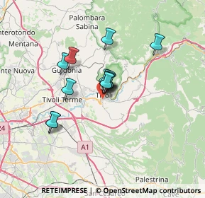 Mappa Via Amelia Treves Segrè, 00019 Tivoli RM, Italia (5.04846)