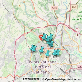 Mappa Via dell'Acqua Traversa, 00135 Roma RM, Italia (2.88)