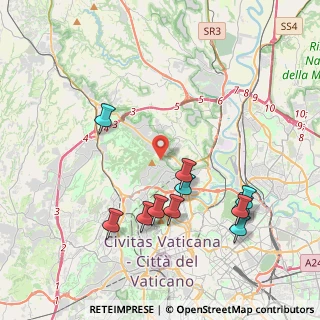 Mappa Via dell'Acqua Traversa, 00135 Roma RM, Italia (4.49182)