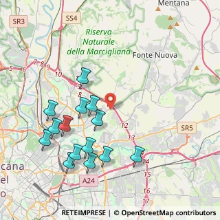 Mappa Via Nomentana, 00131 Roma RM, Italia (4.55214)